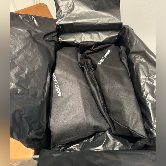 Brand new SAINT LAURENT Canvas and Leather Sneakers - Picture 7 of 8